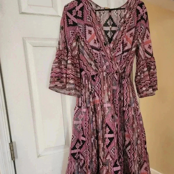 KOBI HALPERIN BOHO DRESS SIZE S - Picture 1 of 6